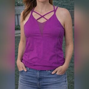 lululemon athletica Magenta Strappy Camisole